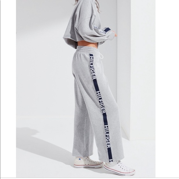 Tommy Hilfiger Pants - Tommy Hilfiger Wide-Leg Sweatpants